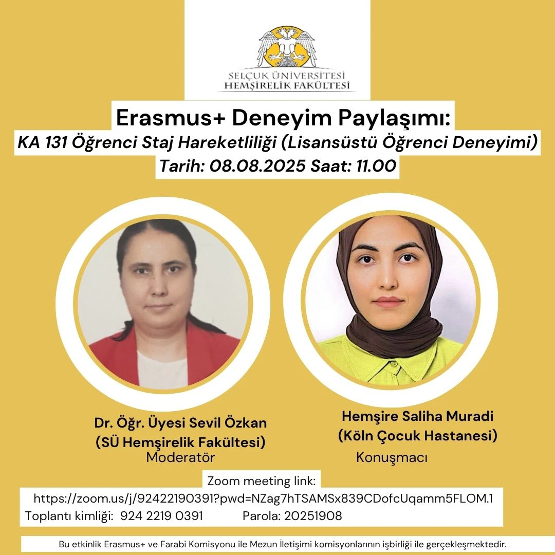 Erasmus+ Deneyim Paylaşımı: KA 131 Öğrenci Staj Hareketliliği (Lisansüstü Öğrenci Deneyimi)